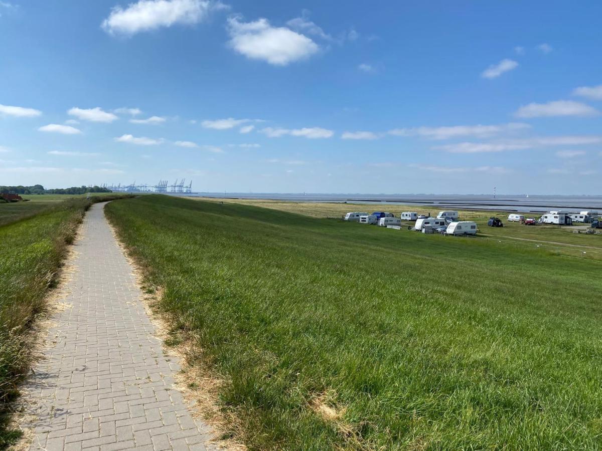 Ferienhaus Wieden Am Deich Wurster Nordseekuste المظهر الخارجي الصورة